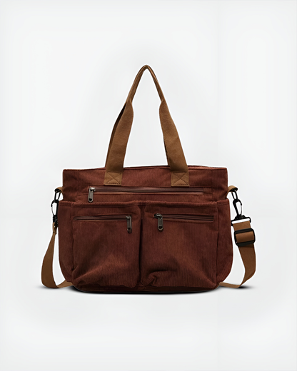 Urban Cord Tote Bag – Estilo funcional para el día a día